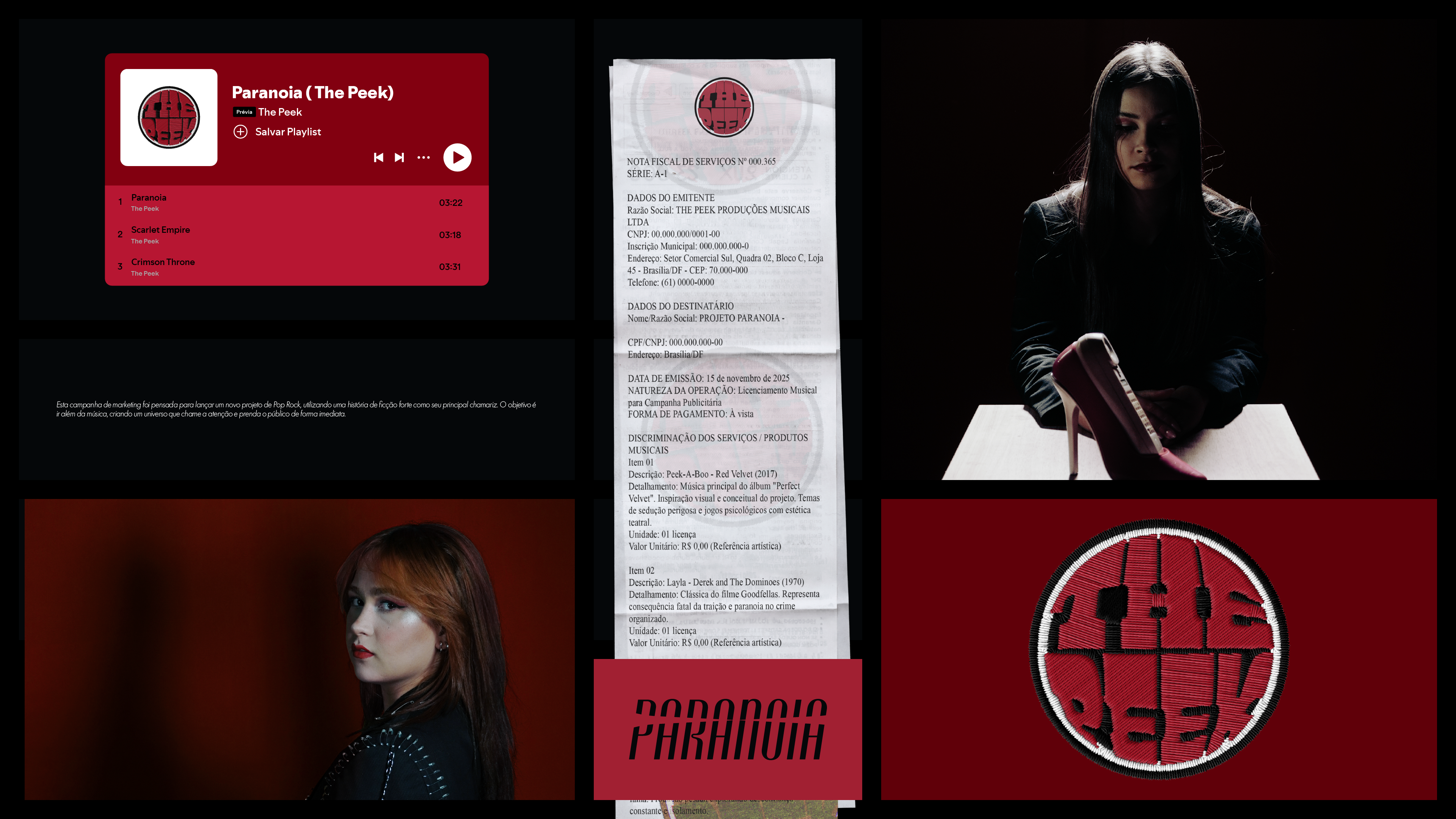 Paranoia — Apresentação Behance_Introdução